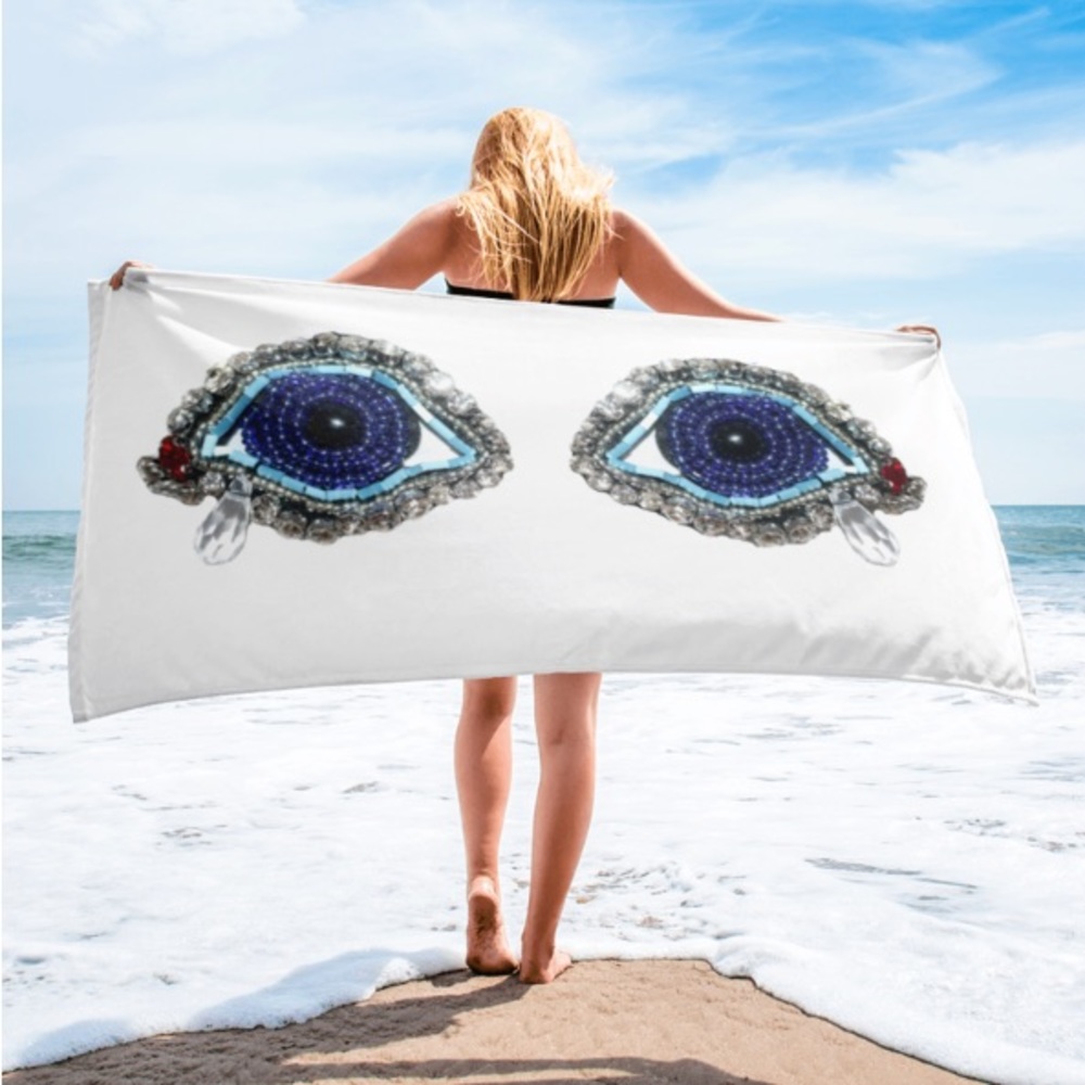 Sad Girl Club Beach Towel By Ventcri